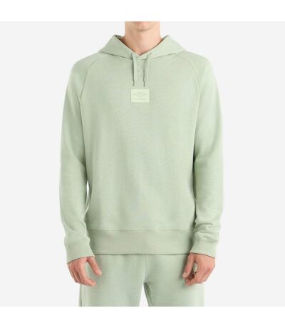 Mens small logo hoodie frosty green Umbro
