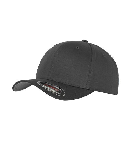 Flexfit Wooly Combed Cap (Dark Grey)