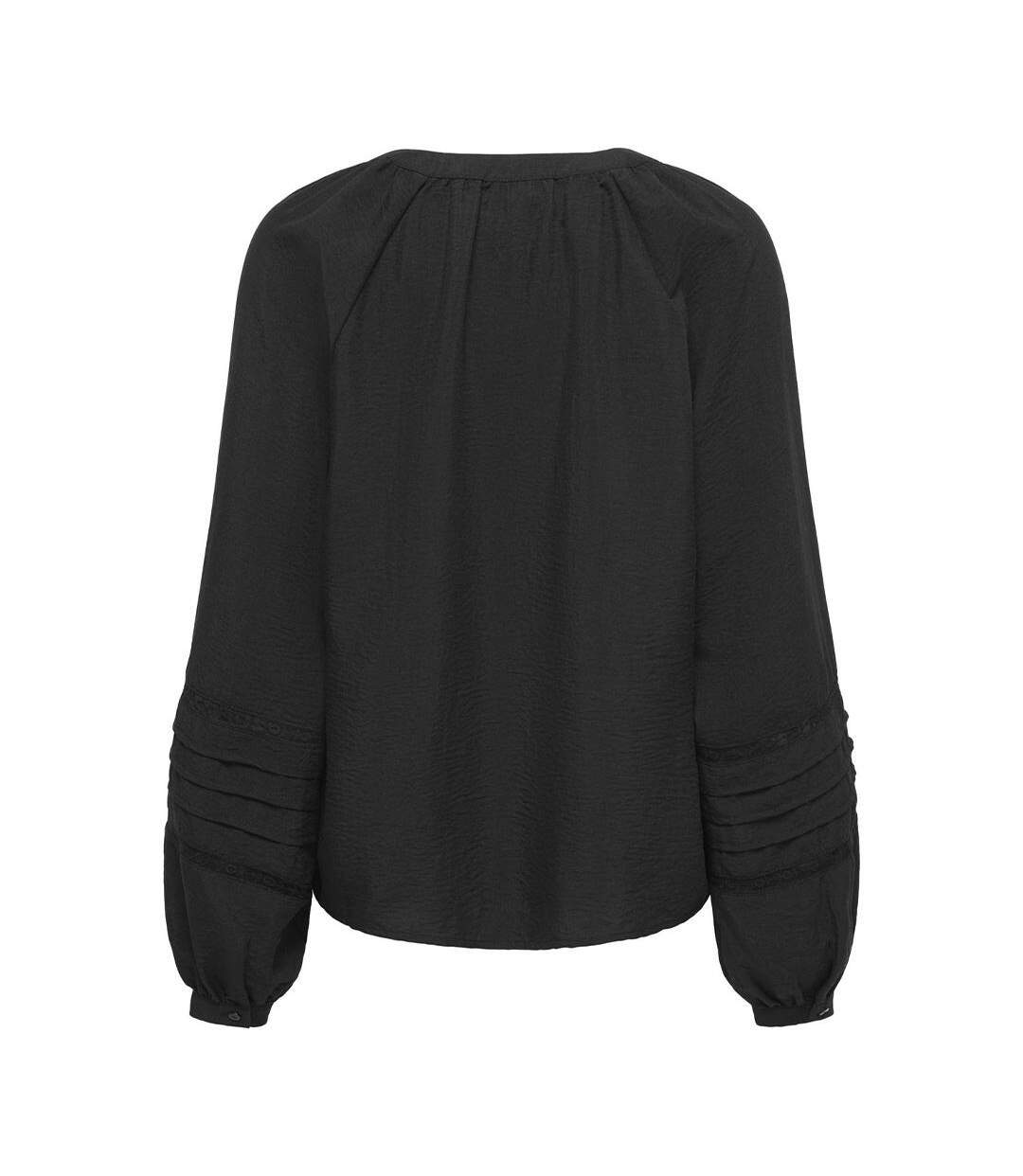 Blouse noire femme jdy train-2