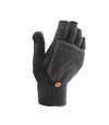 FLOSO Ladies/Womens Winter Capped Fingerless Magic Gloves (Black) - UTGL225