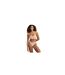 Womens/ladies Cotton Blend Mid Rise Thong Clay Ralph Lauren-1