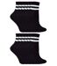 Sock Snob - 12 Pairs Ankle Cotton Striped Socks