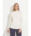 T-shirt doux col montant manches longues-1