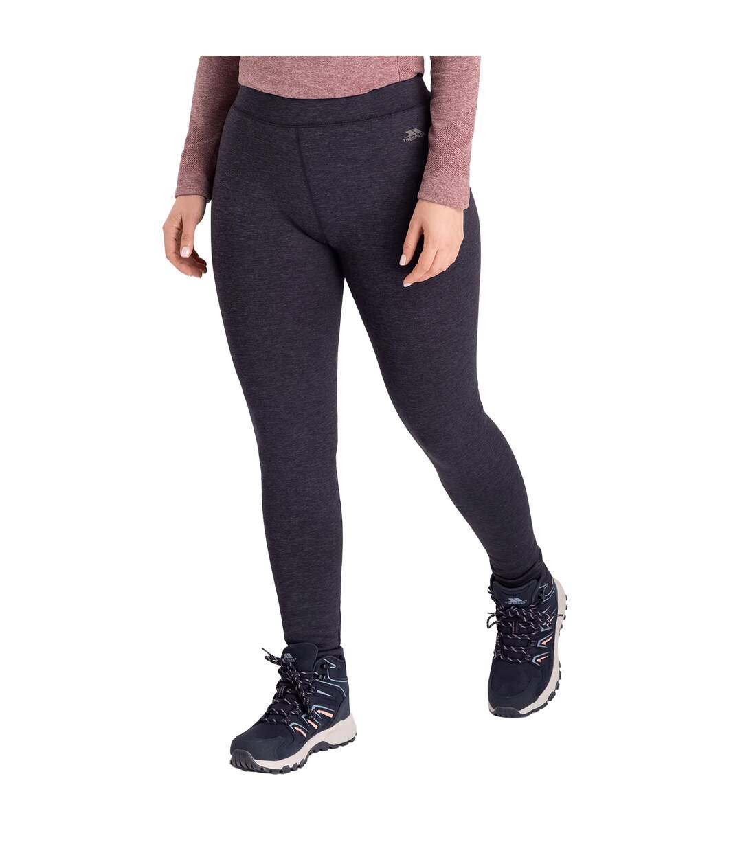 Legging Fuzzy Femme Bleu Marine Chiné Trespass-4