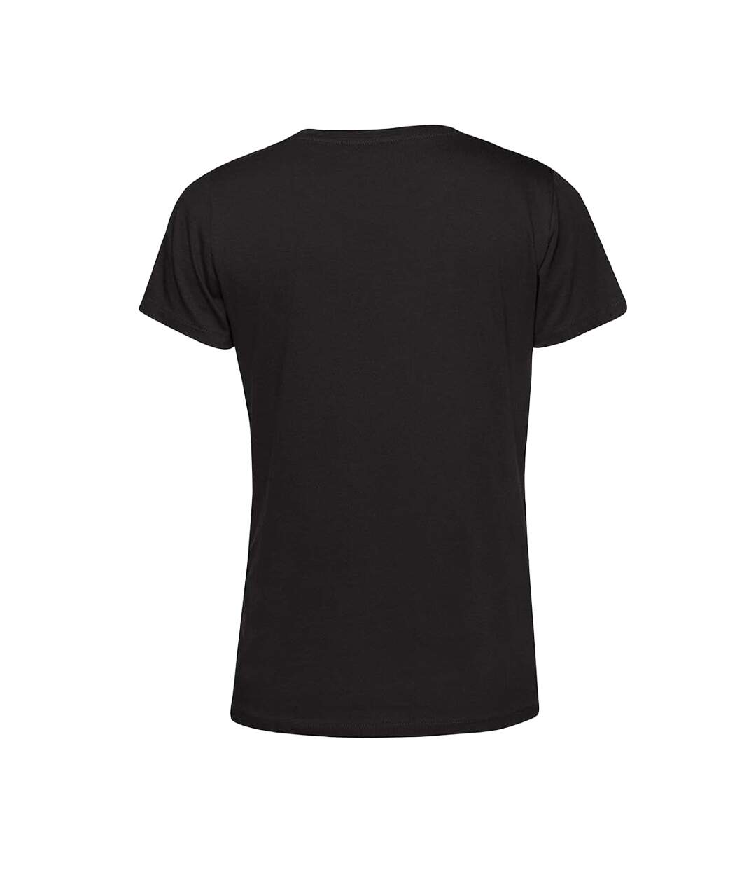 Womens/ladies Organic T-shirt Black B&C-2