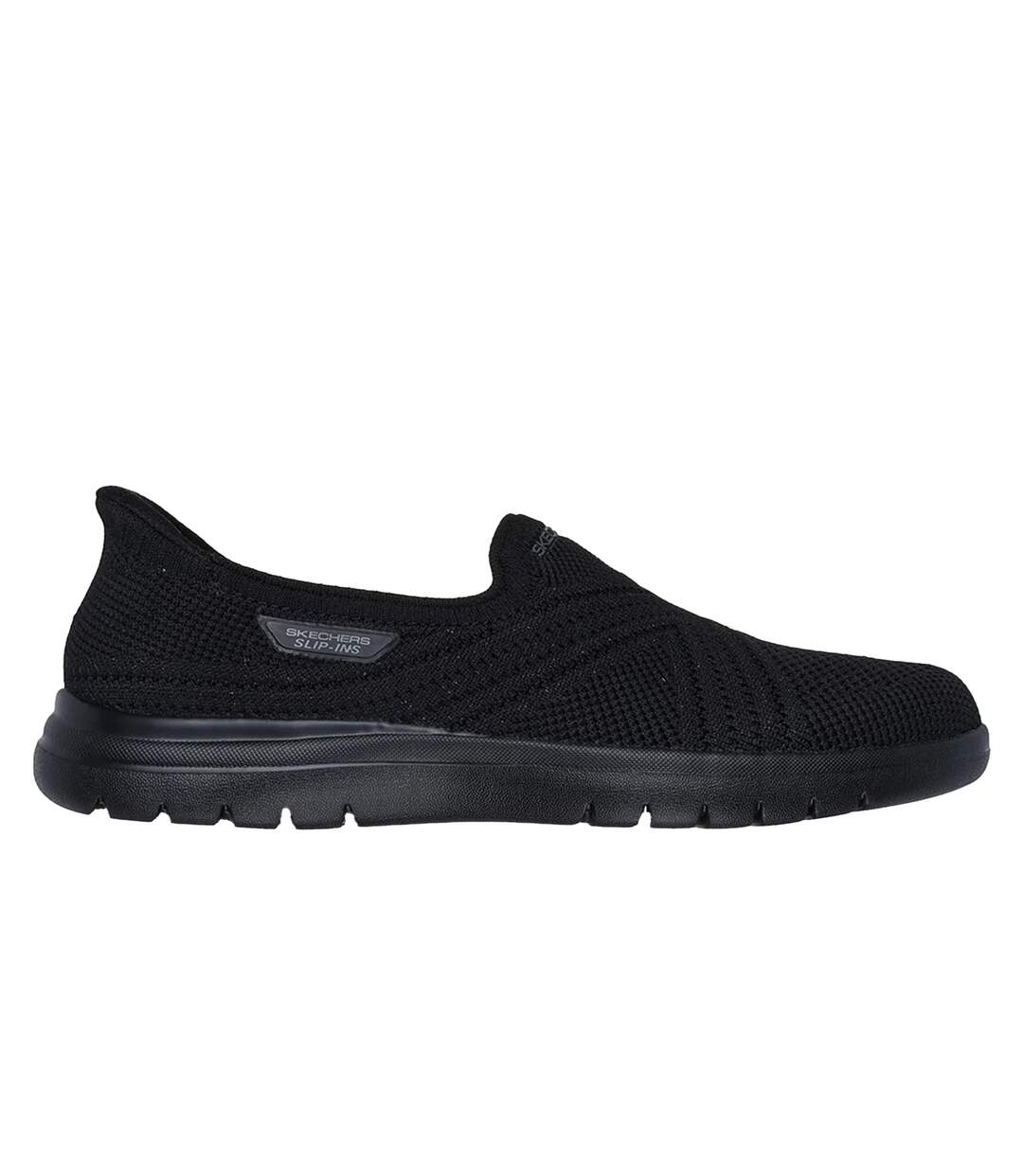 Womens/ladies On The Go Flex Excellency Slip-in Shoes Black Skechers-3