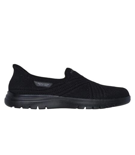 Womens/ladies On The Go Flex Excellency Slip-in Shoes Black Skechers