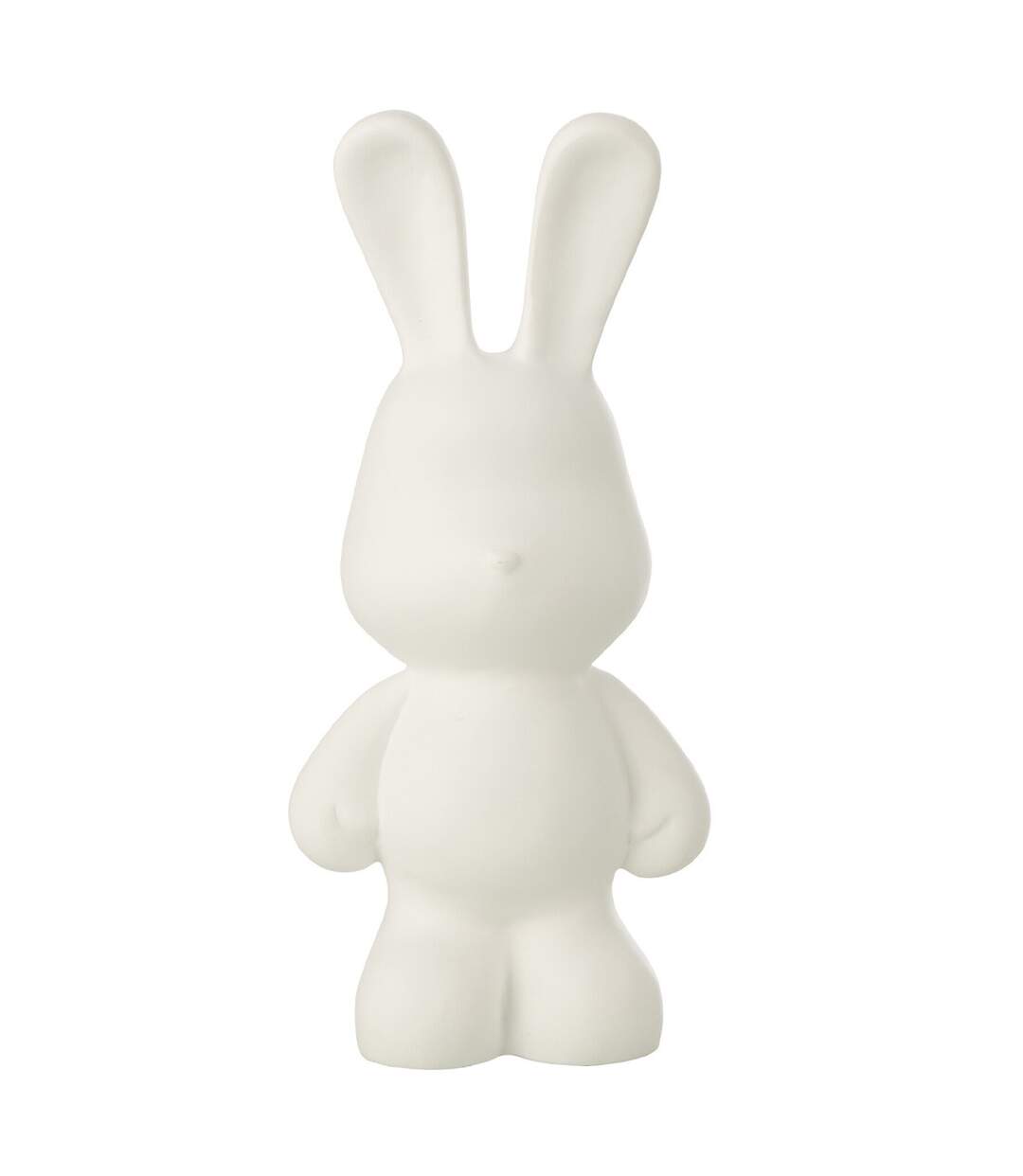 Statuette Lapin en Résine Eddy 36cm Blanc-1