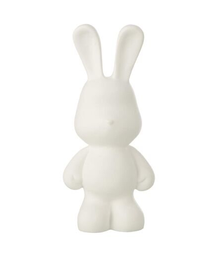 Statuette Lapin en Résine Eddy 36cm Blanc