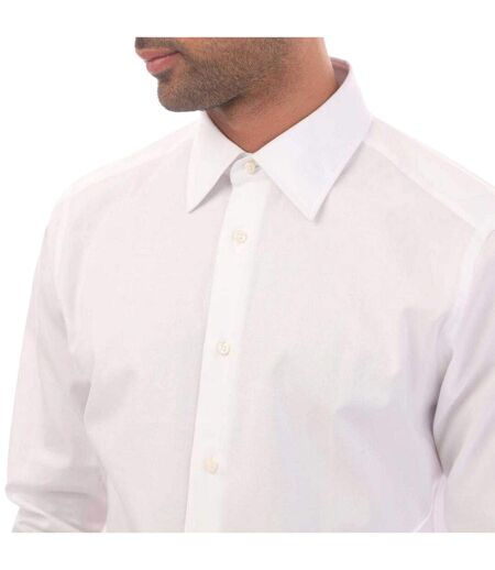 Mens Josh Regular Shirt White Boss
