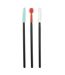 Lot de 3 Brosses à Cils Cosmetic 19cm Noir-1