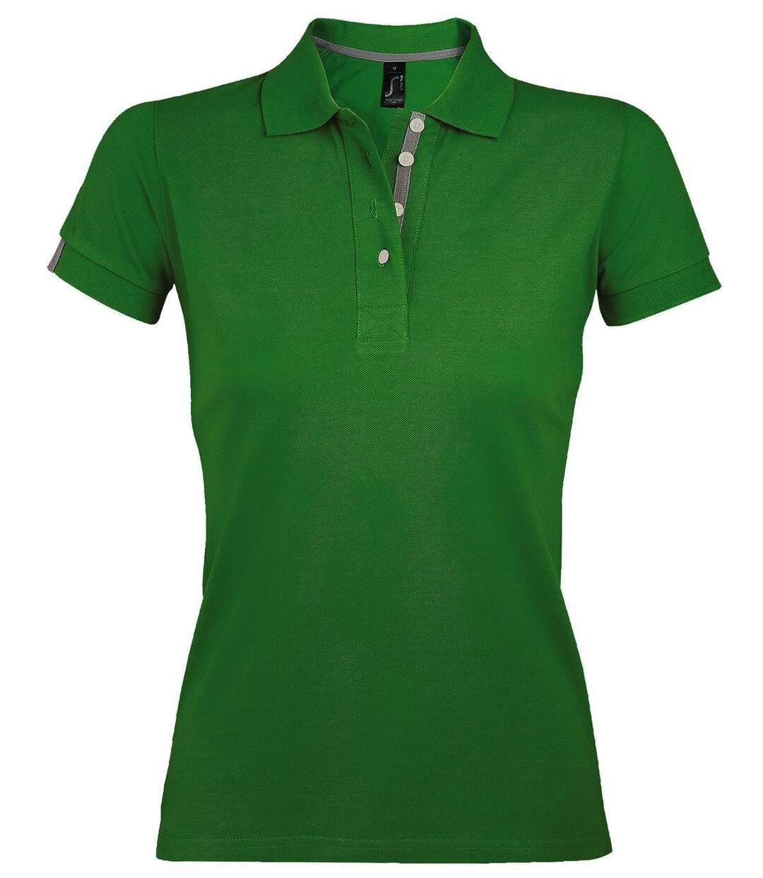 Polo manches courtes - Femme - 00575 - vert