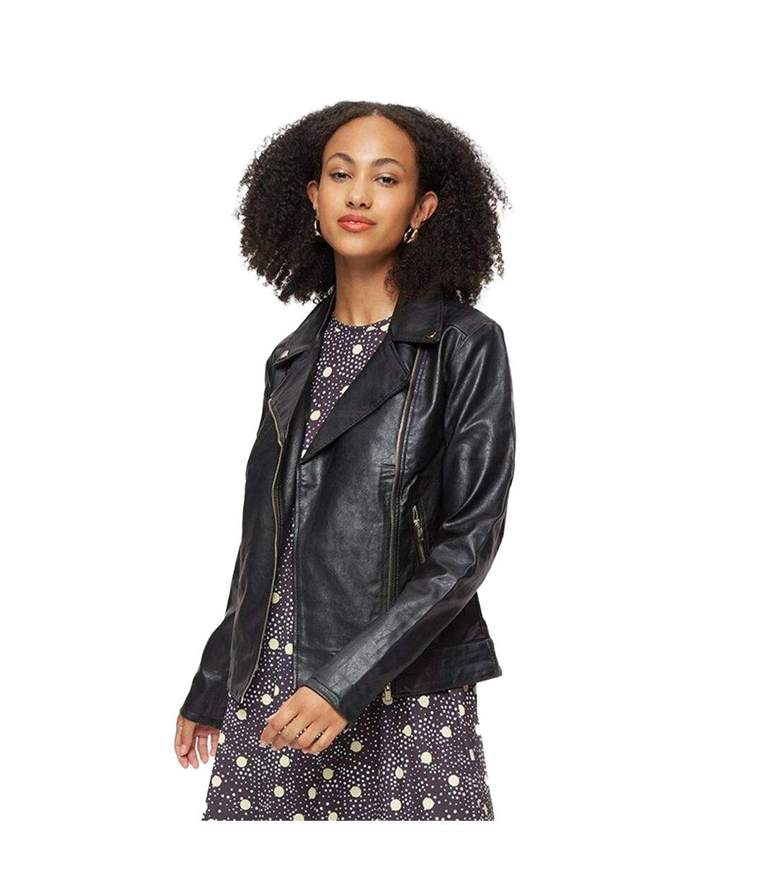 Veste Motard Femme Noir Dorothy Perkins-2