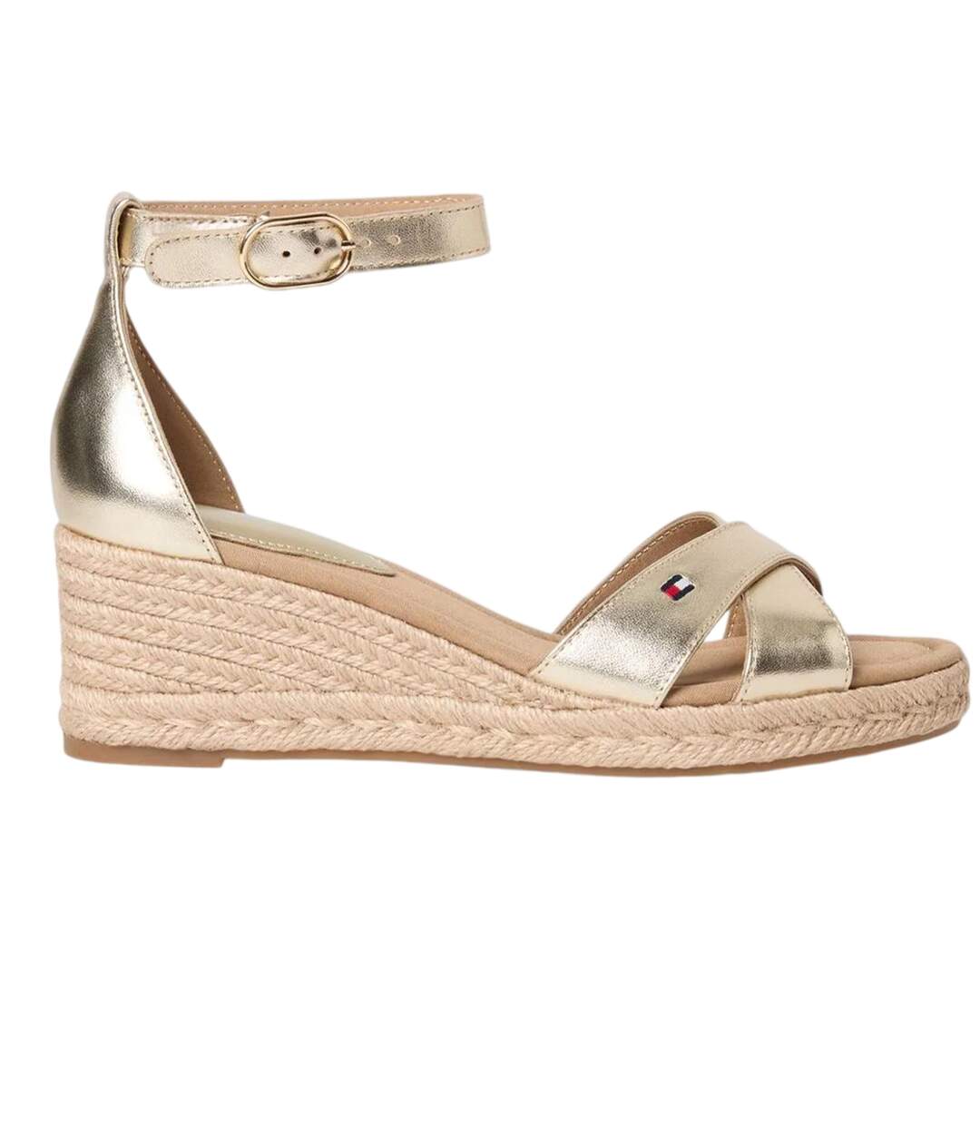 Sandales Femme Jaune Or Tommy Hilfiger-1