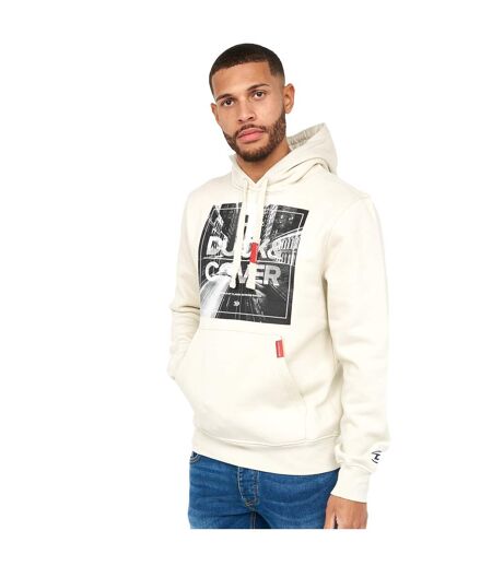 Sweat à capuche hatfield homme beige gris Duck and Cover