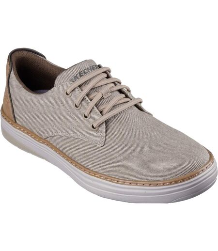 Mens Hyland Ratner Shoes Khaki Skechers
