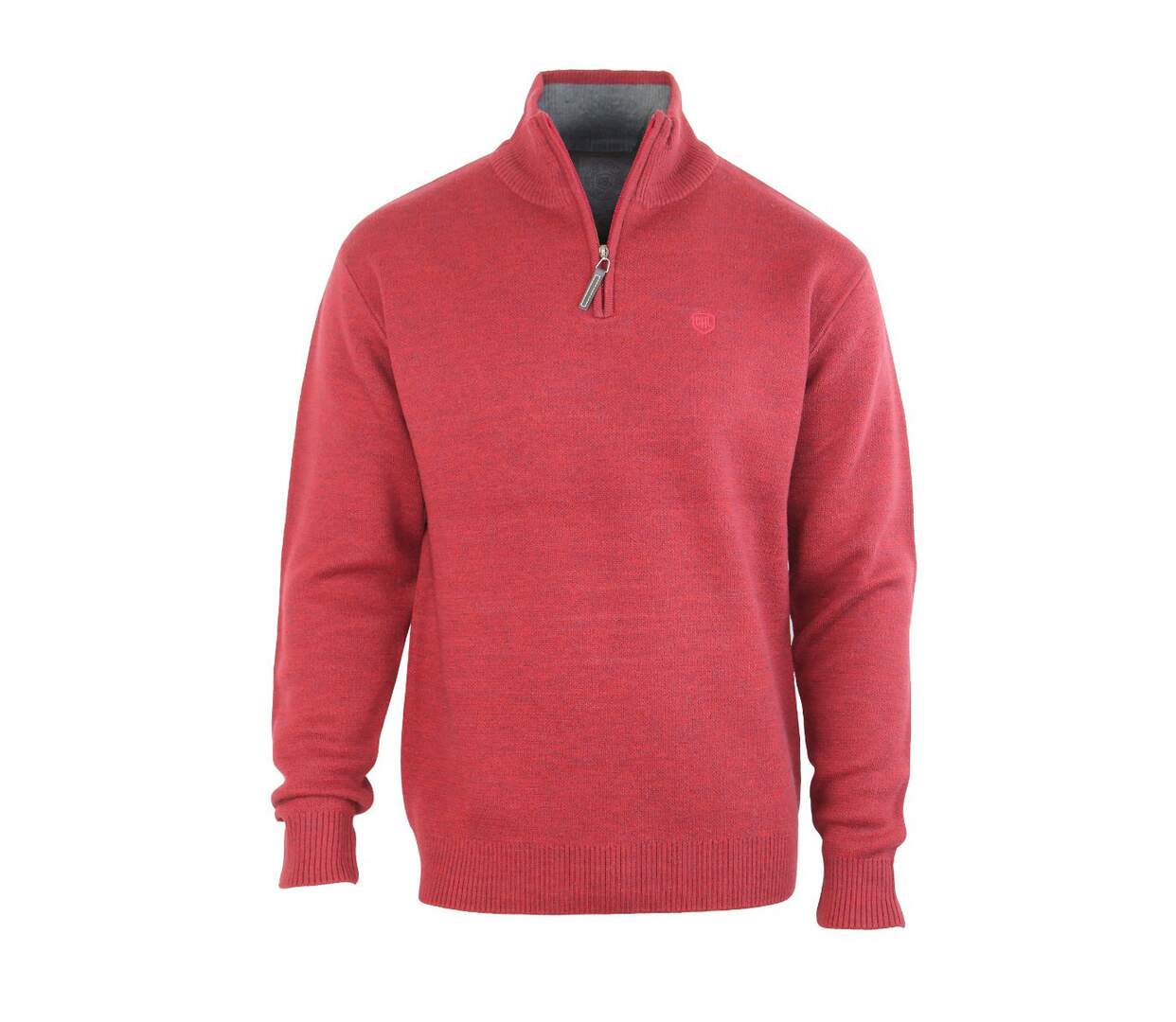 Pull camionneur col montant zippé avec laine PYLONE2-2