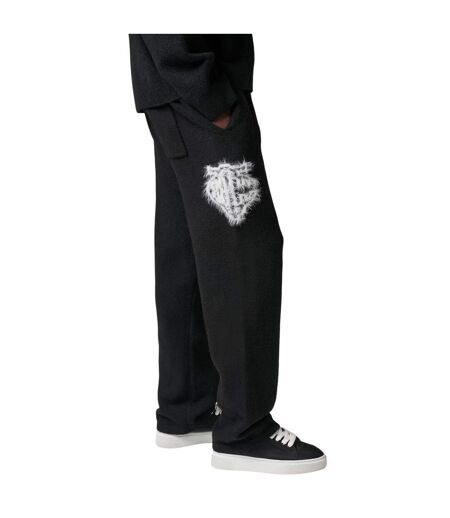 Pantalon De Jogging Décontracté Homme Noir Couture