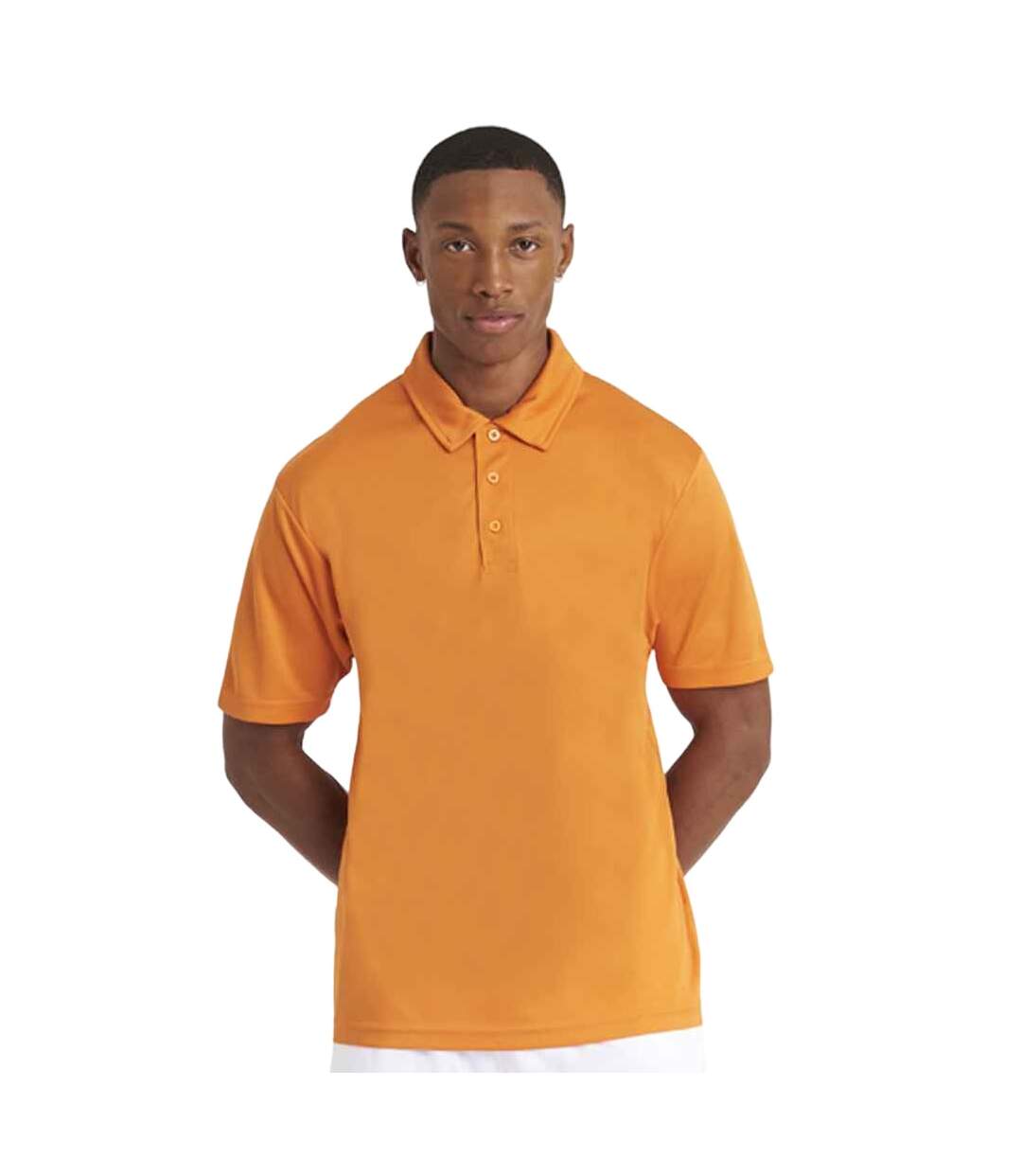 Polo homme orange vif AWDis Cool-3