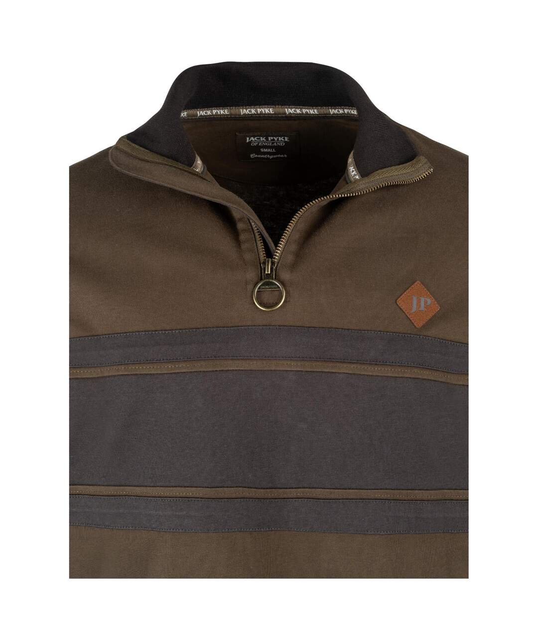 Sweat Motif/style Panneau Contrasté Homme Vert Jack Pyke-4