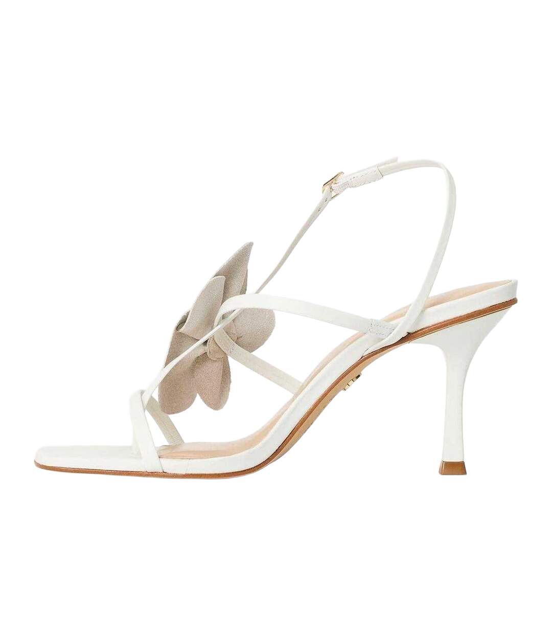 Sandales Soirée Motif/style Floral Femme Blanc Aldo-3