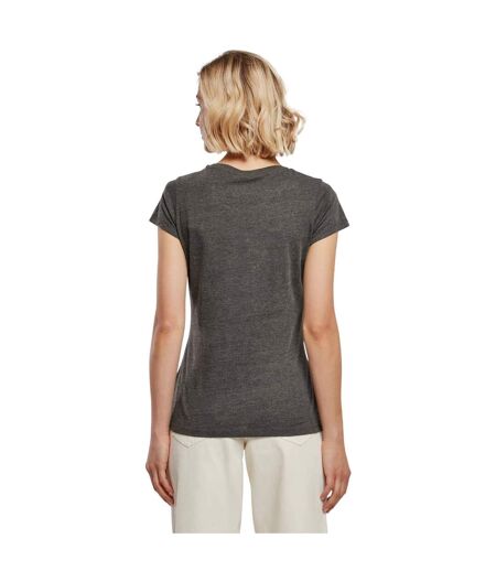 T-shirt Basique Pour Femmes/femmes Charbon De Bois Build Your Brand