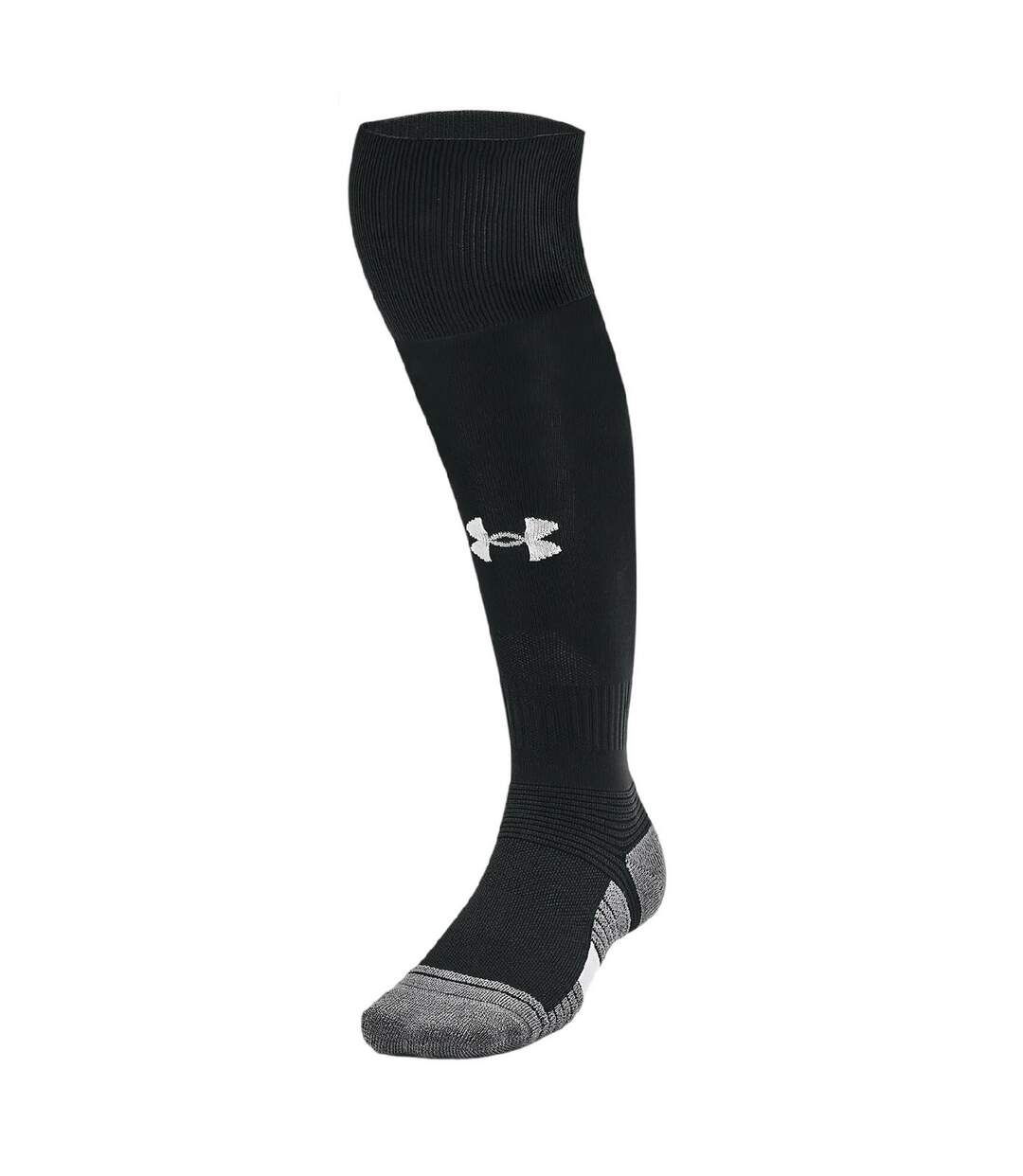 Unisex Adult Football Socks Black Grey Under Armour-1