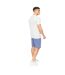 Mens Kensby T-shirt Light Blue Crosshatch-3