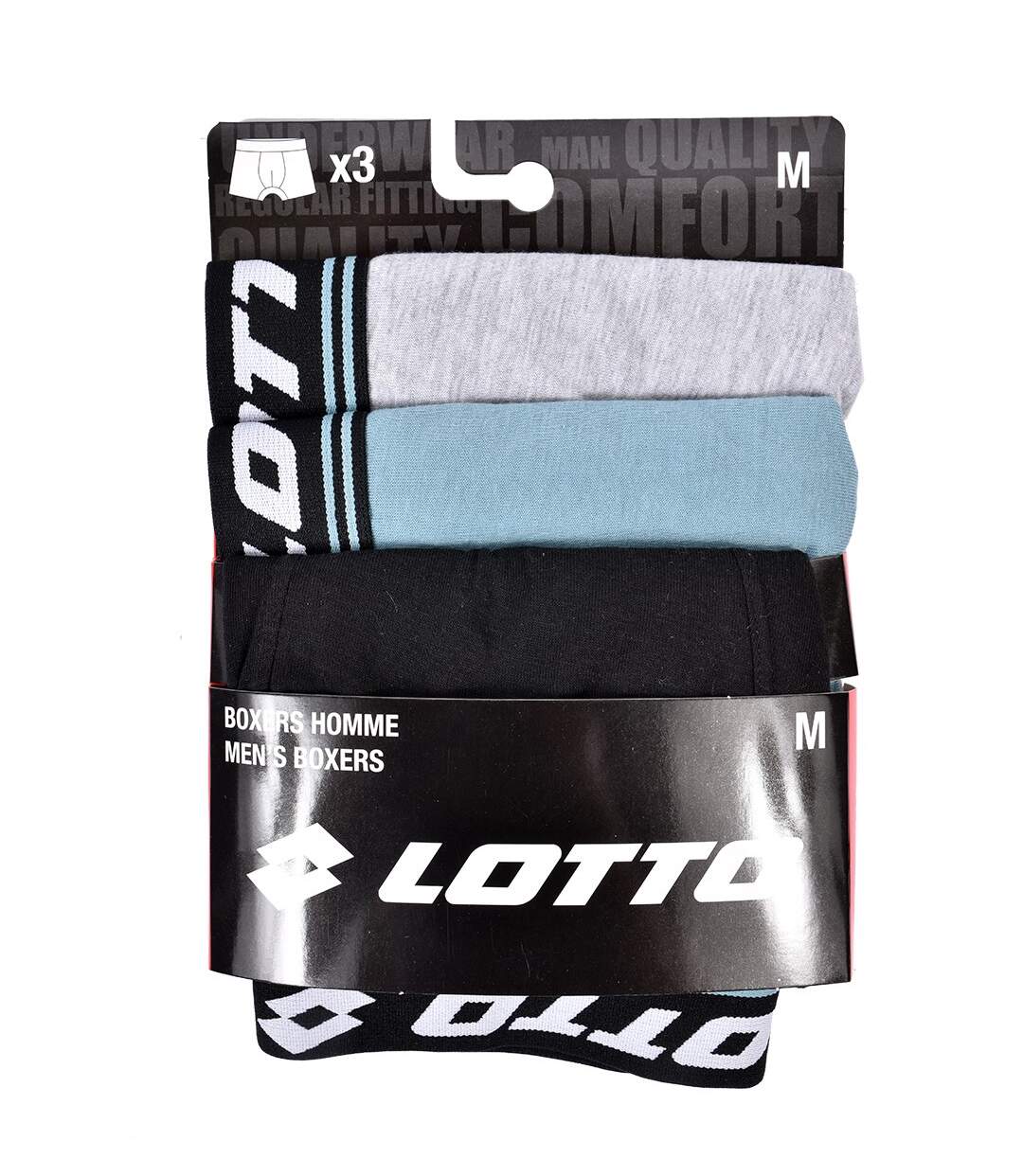 Boxer homme LOTTO Pack de 3 Boxers 1160