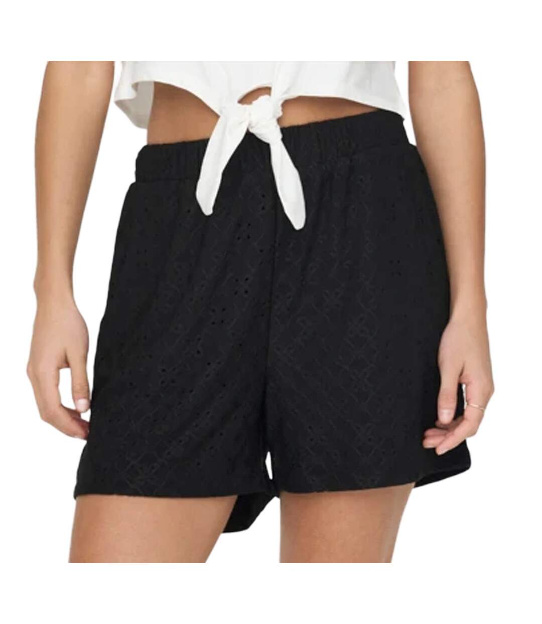 Short Noir Femme JDY Cathinka-1