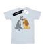 Disney - T-shirt LADY AND THE TRAMP DISTRESSED KISS - Femme (Blanc) - UTBI17959-1
