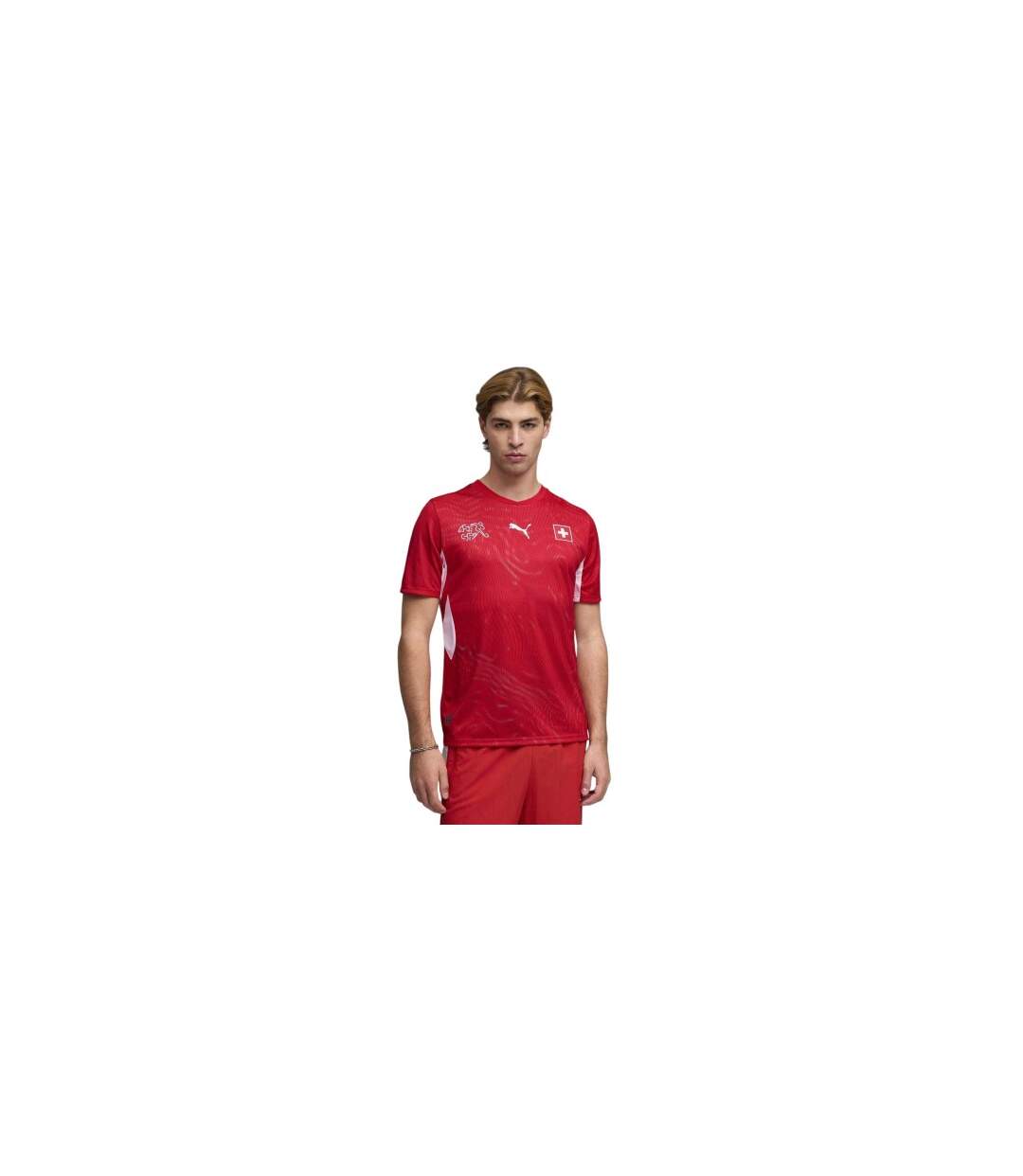 Unisex Adult World Cup 2026 Switzerland Fc Home Shirt Red White Puma-1