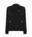 Womens/ladies Logo Long-sleeved Cycling Jersey Black Pinnacle-2