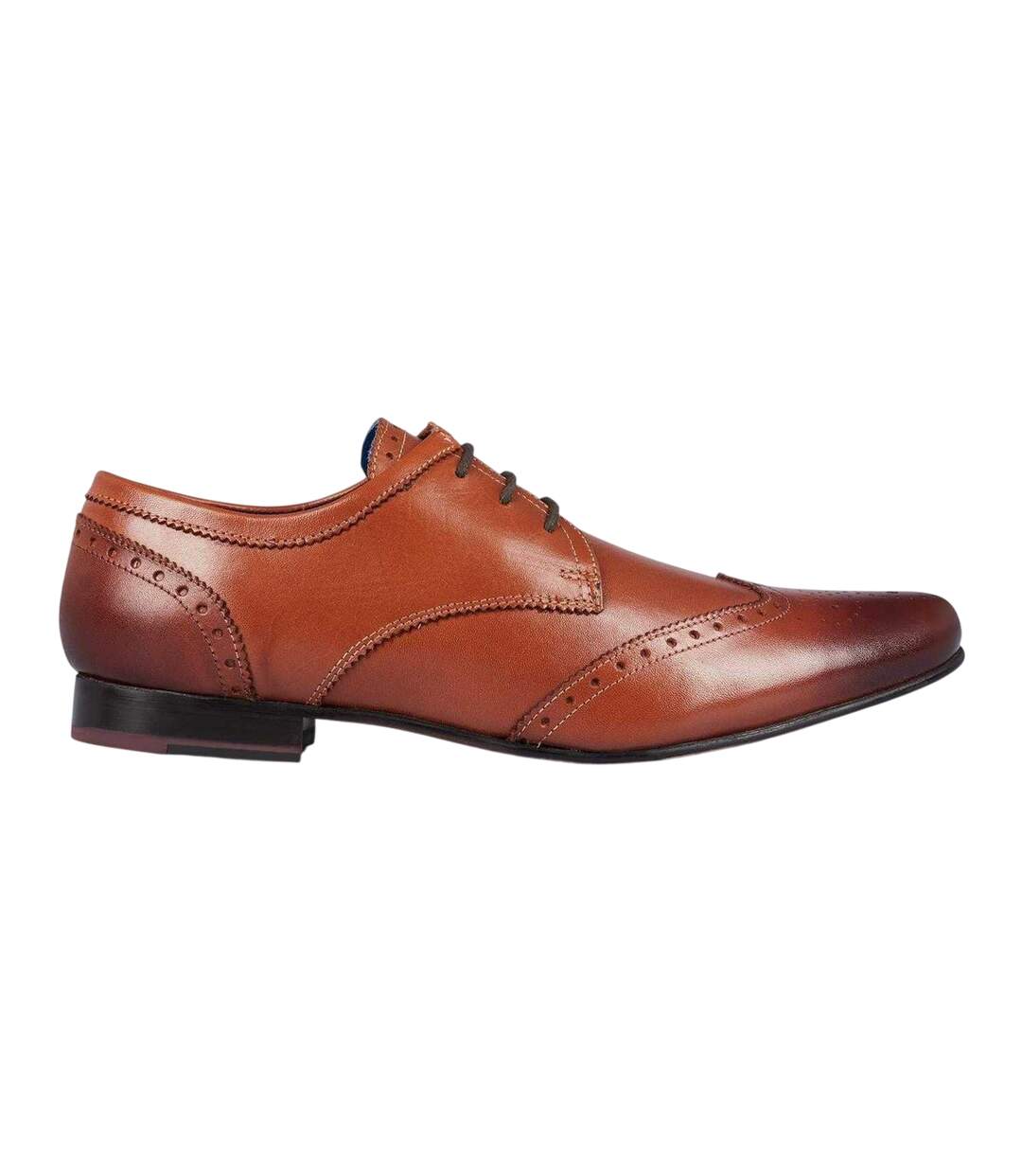 Mens Beaufort Leather Formal Dress Shoes Brown Firetrap-1