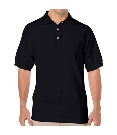 Mens dryblend polo shirt black Gildan