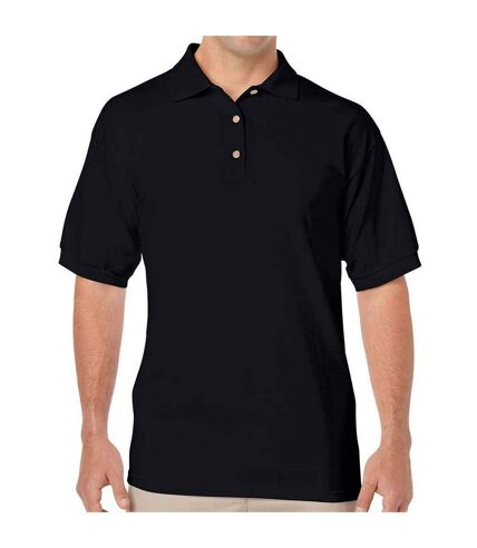 Polo homme noir Gildan