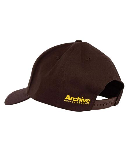 Mens oakwood cap brown Archive Design Studios
