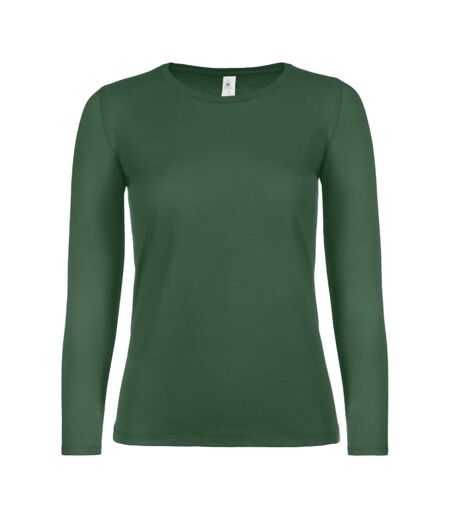 T-shirt Manches Longues #e150 Femme Vert Bouteille B&C