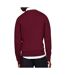 Pull bordeaux homme tommy hilfiger essential crew - l-2