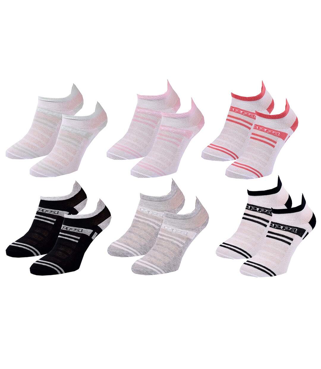 Chaussettes Femme SNEAKER KAPPA Pack de 6 Paires 3048-2