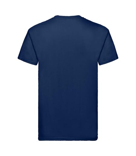 Fruit Of The Loom Mens Super Premium Short Sleeve Crew Neck T-Shirt (Navy) - UTBC333