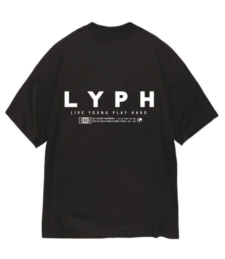 Unisex Adult Empty T-shirt Black LY