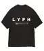 Unisex Adult Empty T-shirt Black LY-2