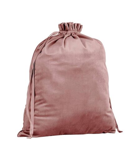 Plain velvet gift bag l rose quartz Bagbase