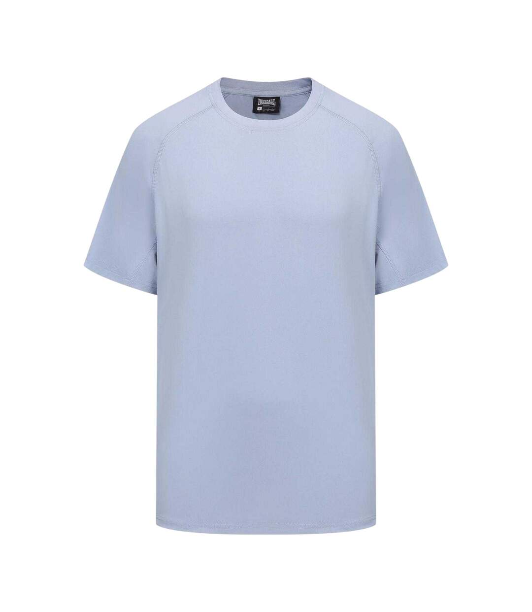 T-shirt Motif/style Uni Homme Bleu Clair Lonsdale-1