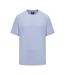 T-shirt Motif/style Uni Homme Bleu Clair Lonsdale-1
