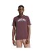 T-shirt Motif/style Universitaire Linear Graphic Homme Rubis Adidas-1