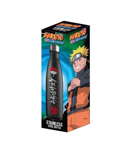 Gourde Team Taille Unique Noir Argenté Rouge Naruto: Shippuden