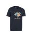 Mens Keswick Short-sleeved T-shirt Navy Mountain Warehouse-3