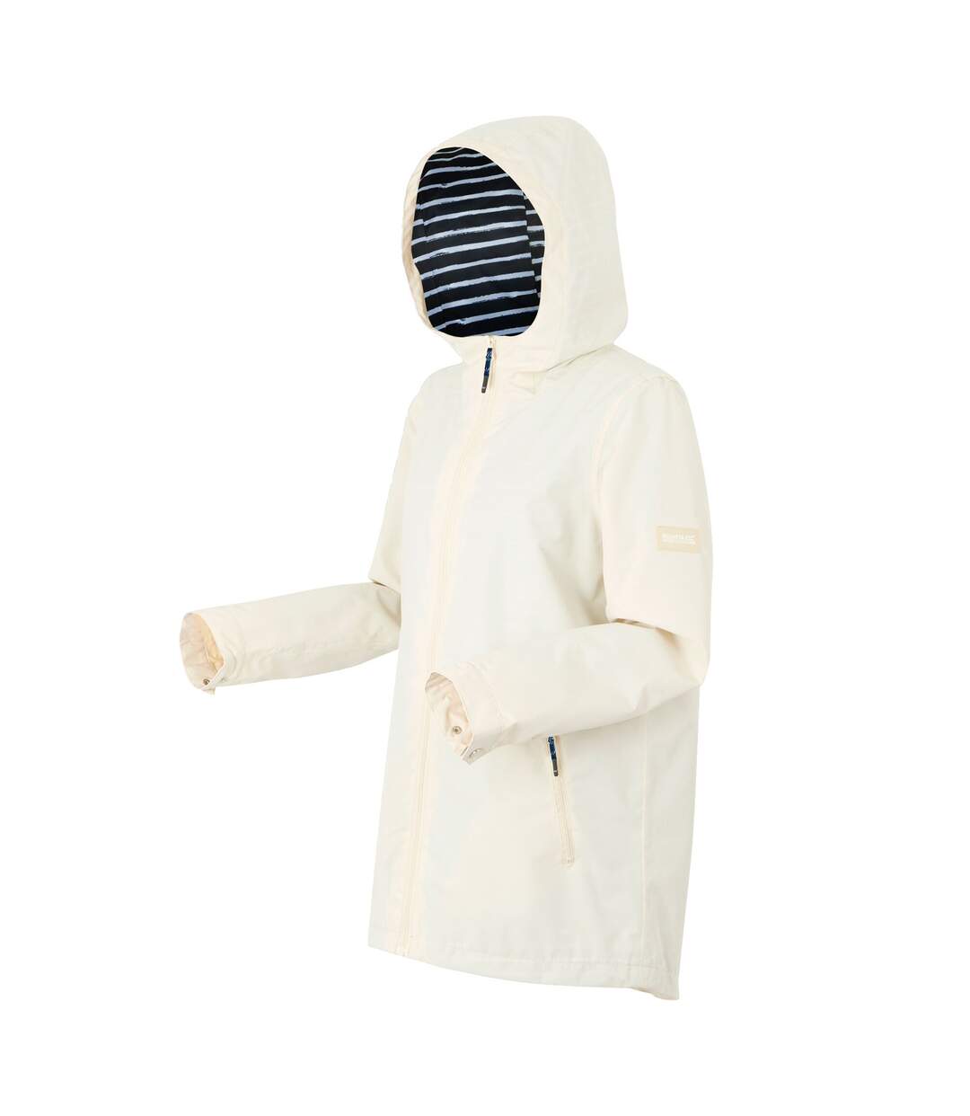 Womens/ladies Brika Waterproof Jacket Light Vanilla Regatta-3
